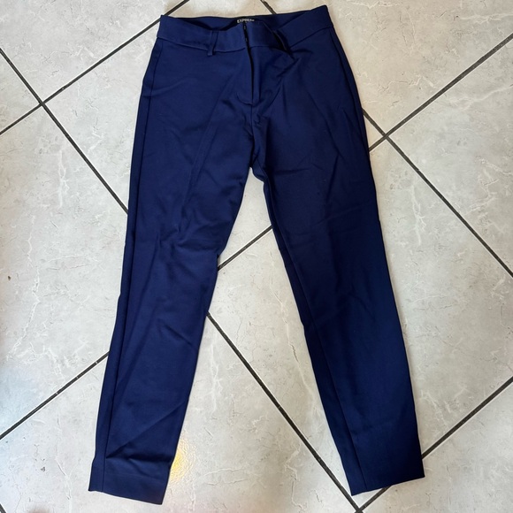 Express Deep Blue Slacks - Picture 2 of 7